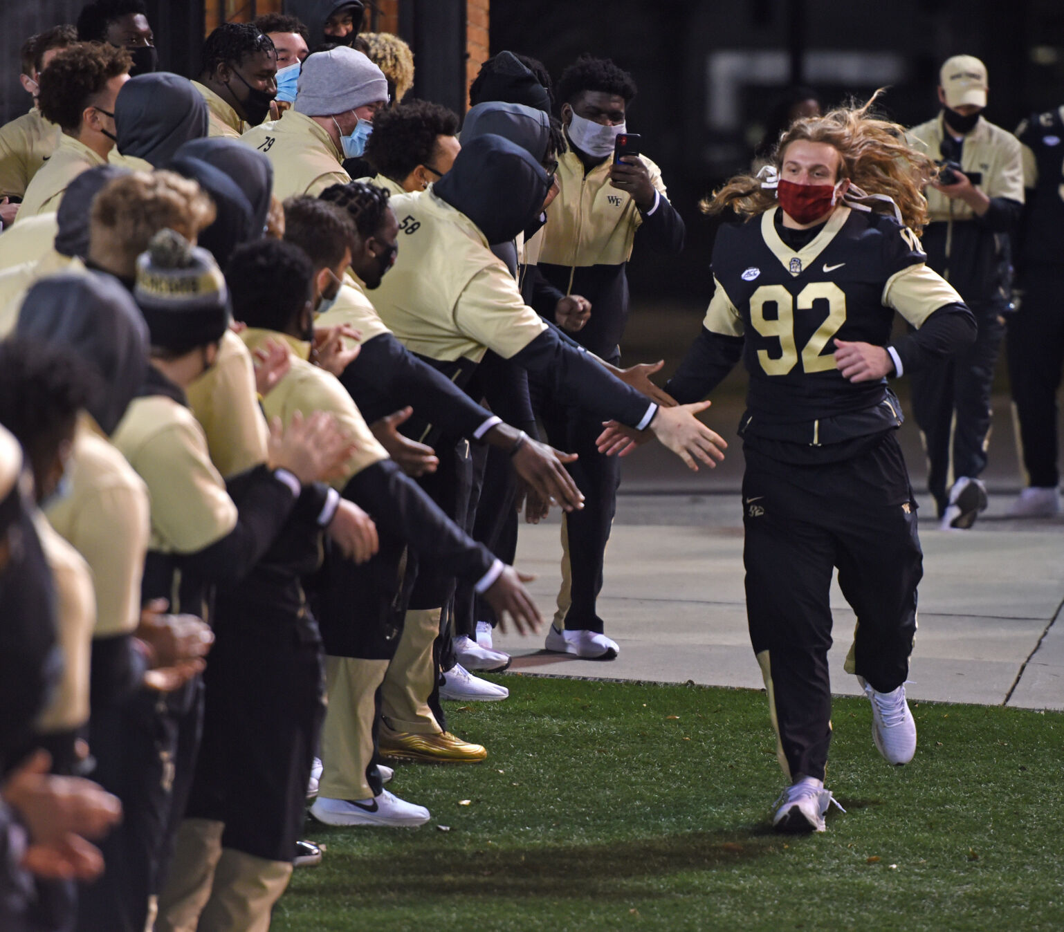 Wake Forest football senior night